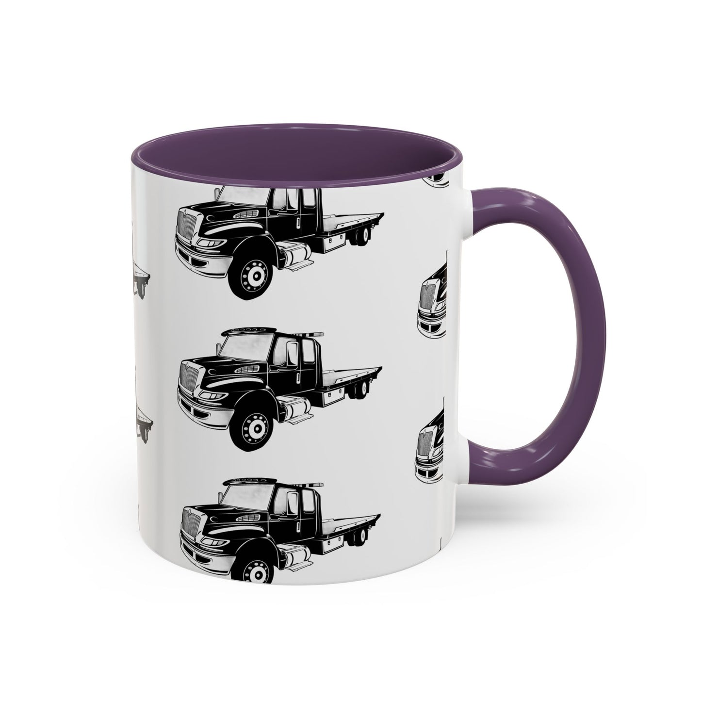 Flatbed Tow Truck 2-Tone Coffee Mug