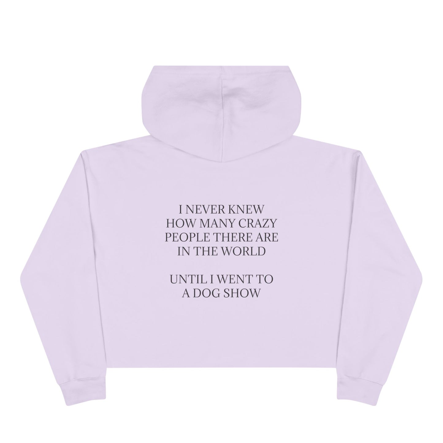 Never Knew Women's Crop Hoodie