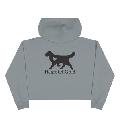 Heart Of Gold Women's Crop Hoodie