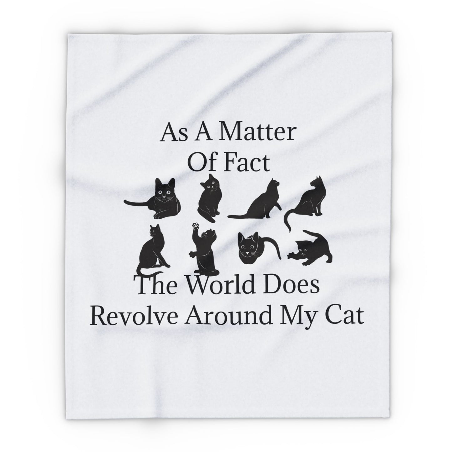 Matter Of Fact Cat Arctic Fleece Blanket