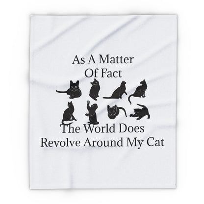 Matter Of Fact Cat Arctic Fleece Blanket