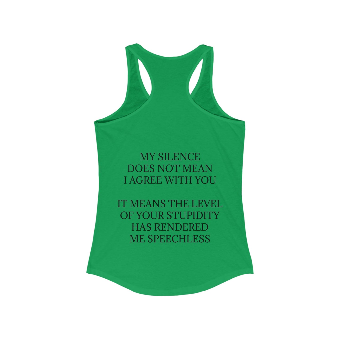 Speechless Women's Racerback Tank