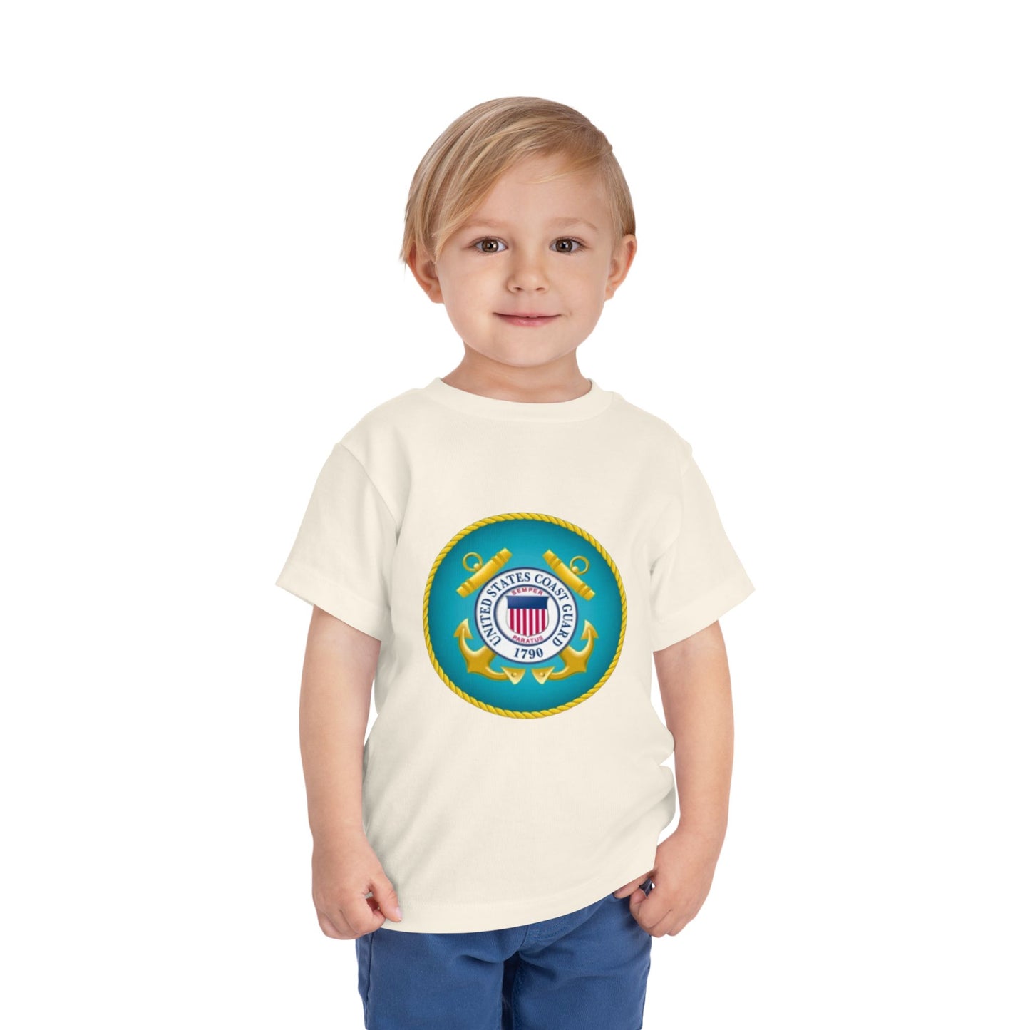 US Coast Guard Toddler Unisex Short Sleeve Crewneck Tee