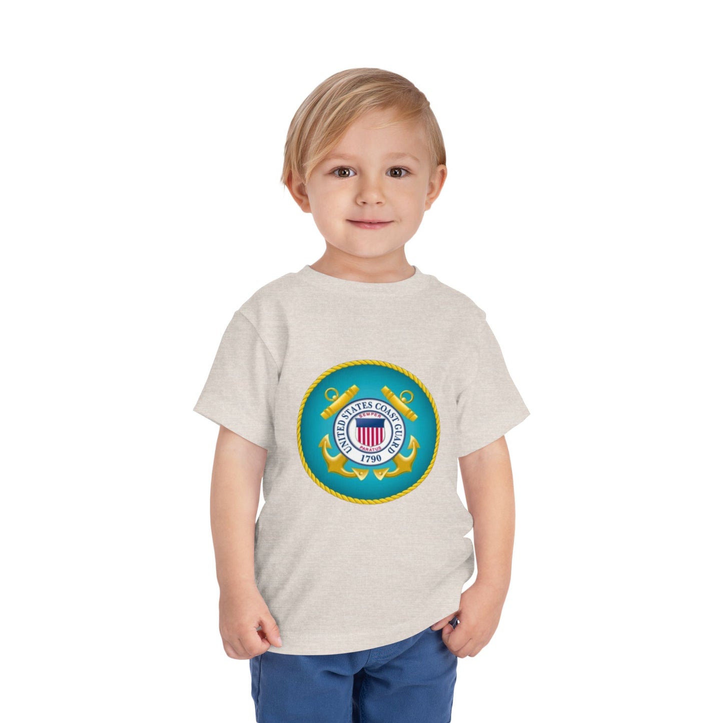 US Coast Guard Toddler Unisex Short Sleeve Crewneck Tee