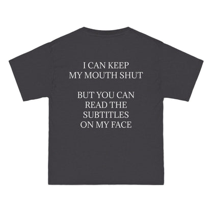 Subtitles Men's Short-Sleeve Crewneck Tee