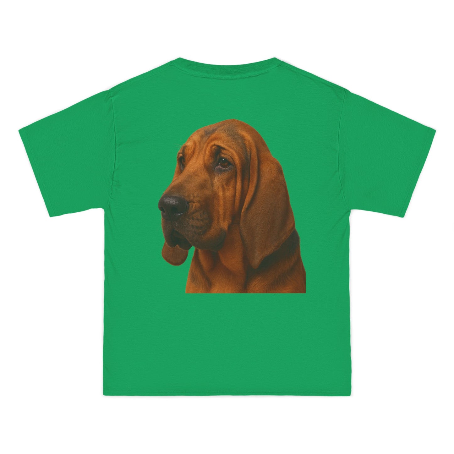 Bloodhound Head Men's Short-Sleeve Crewneck Tee