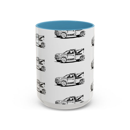 Wheel Lift Tow Truck 2-Tone Coffee Mug