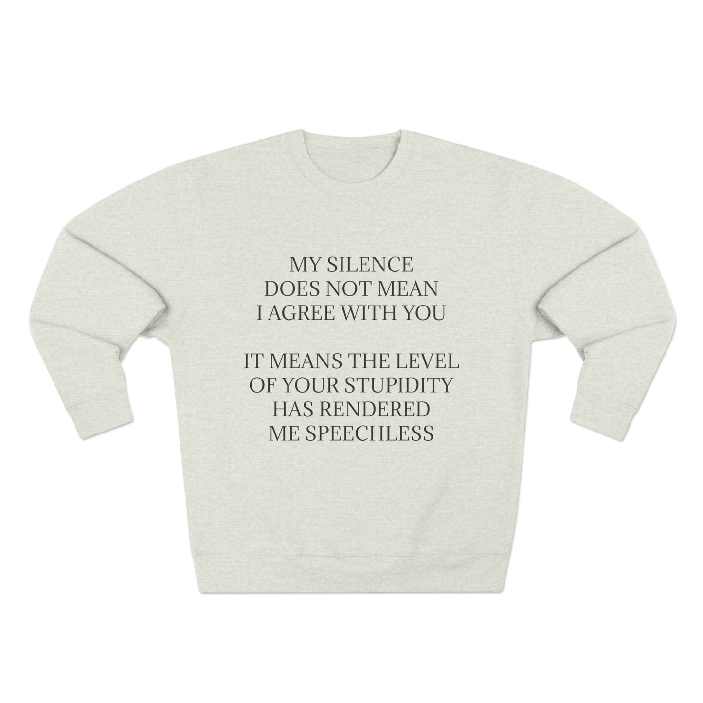 Speechless Unisex Crewneck Sweatshirt