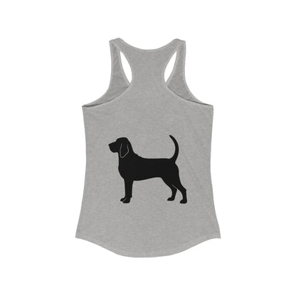 Bloodhound Silhouette Women's Racerback Tank