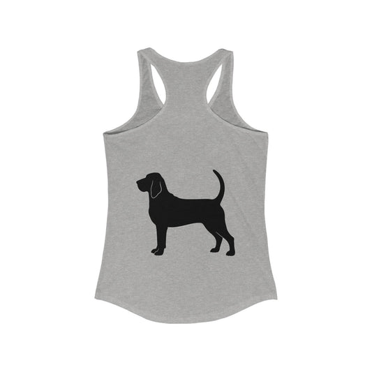 Bloodhound Silhouette Women's Racerback Tank