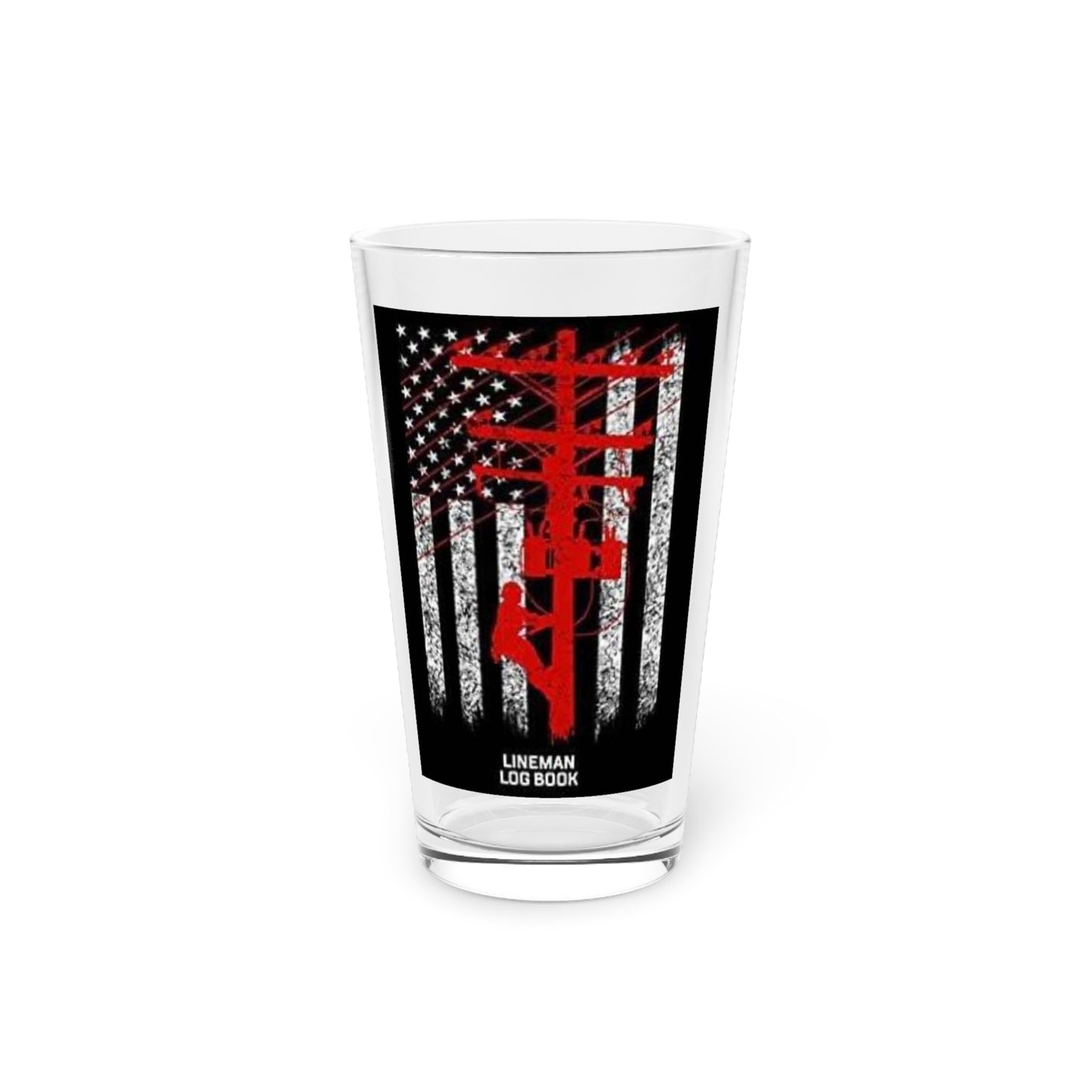Lineman Drinking Glass