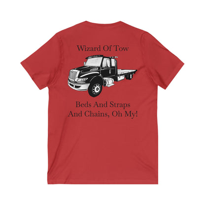 Wizard Of Tow Unisex Short Sleeve V-Neck Tee