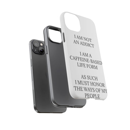 Not An Addict iPhone Case