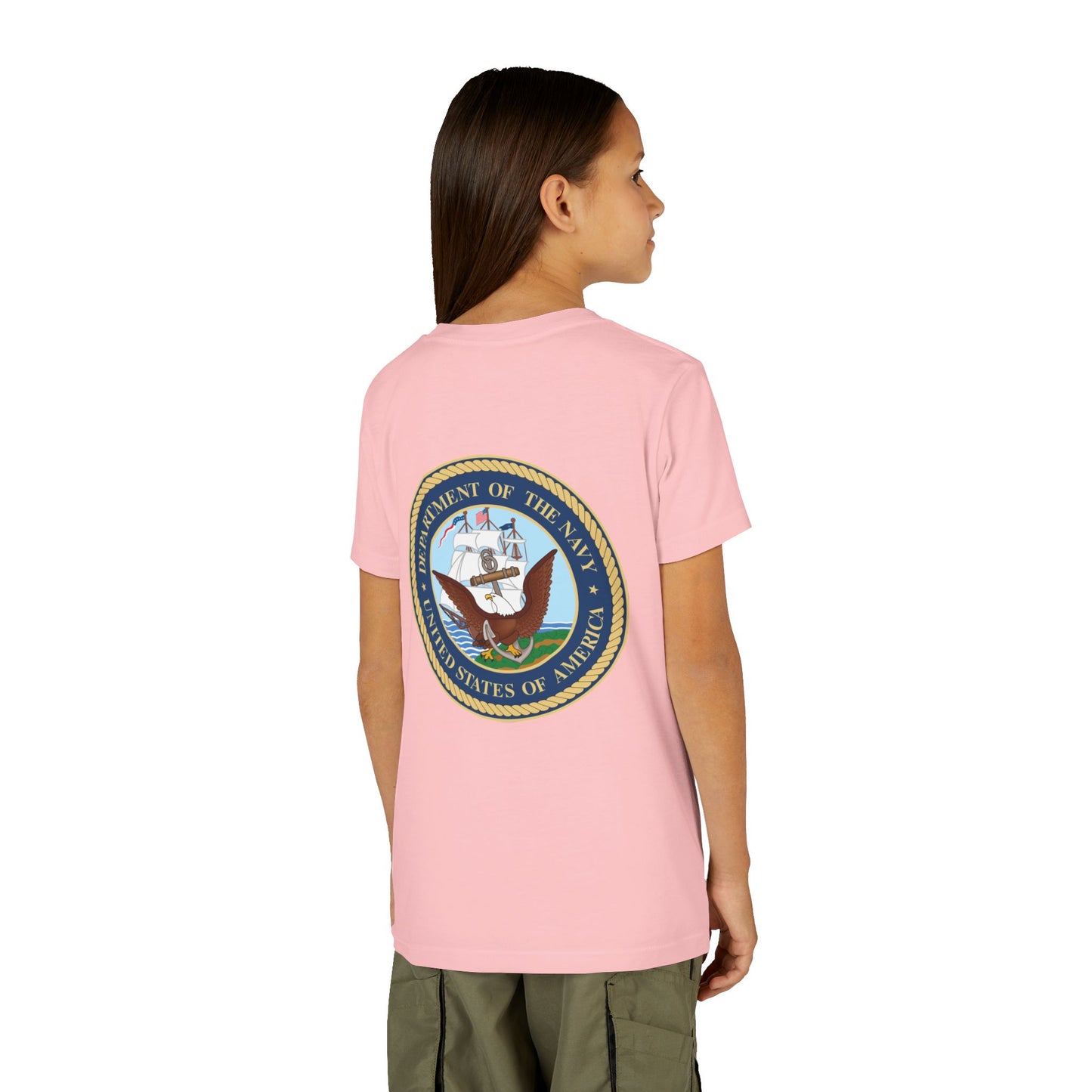US Navy Youth Unisex Short Sleeve Crewneck Tee