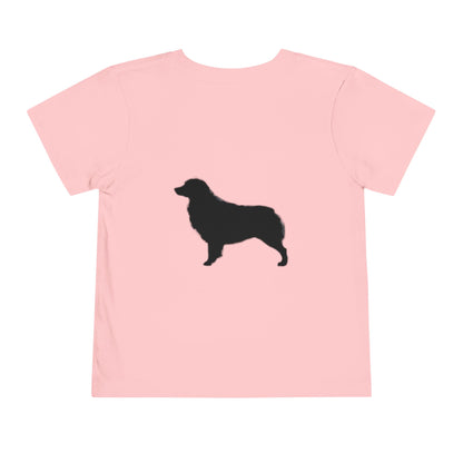 Aussie Silhouette Toddler Unisex Short Sleeve Crewneck Tee