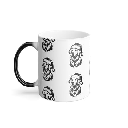 Santa Paws Golden Color Changing Mug