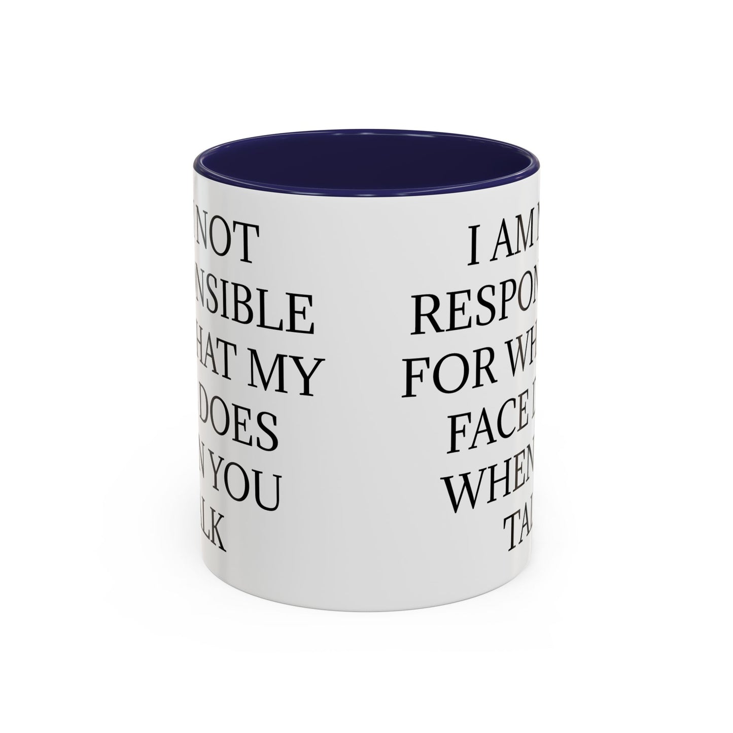 When You Talk 2-Tone Coffee Mug
