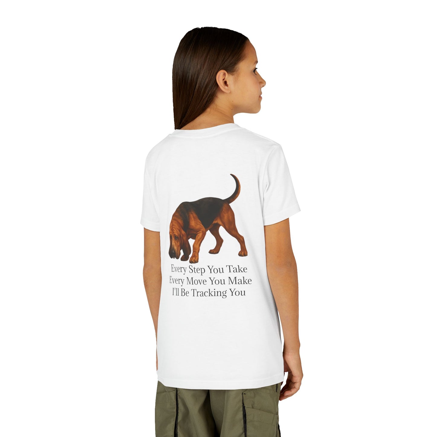 Tracking You Youth Unisex Short Sleeve Crewneck Tee