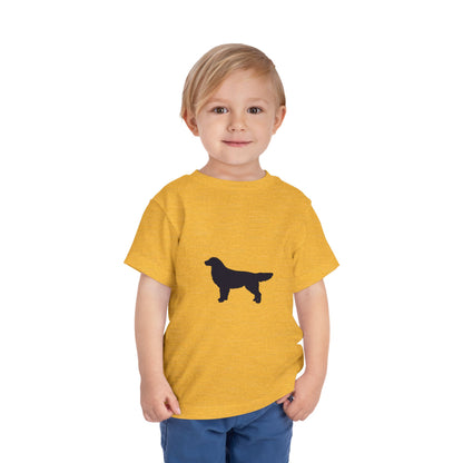 Golden Silhouette Toddler Unisex Short Sleeve Crewneck Tee