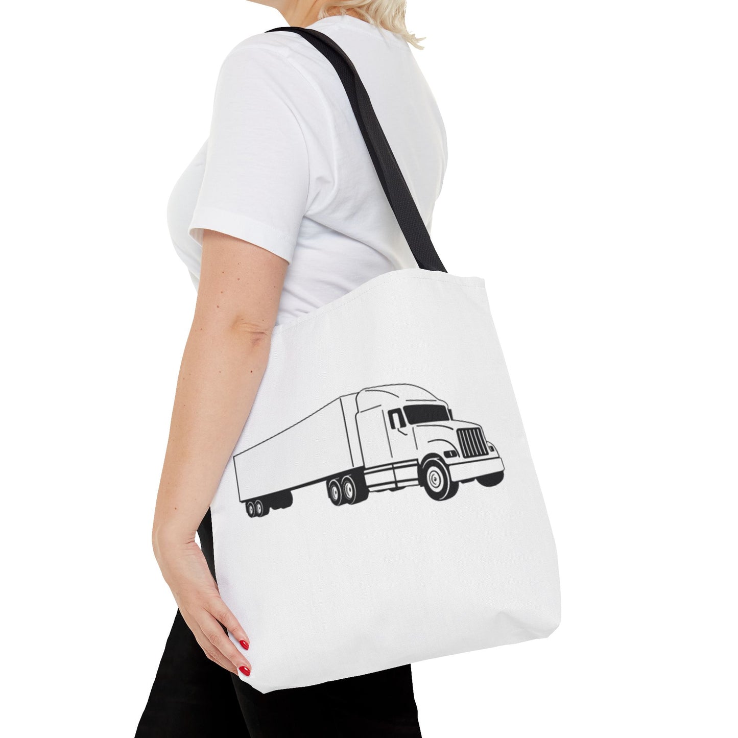 Semi Truck Tote Bag