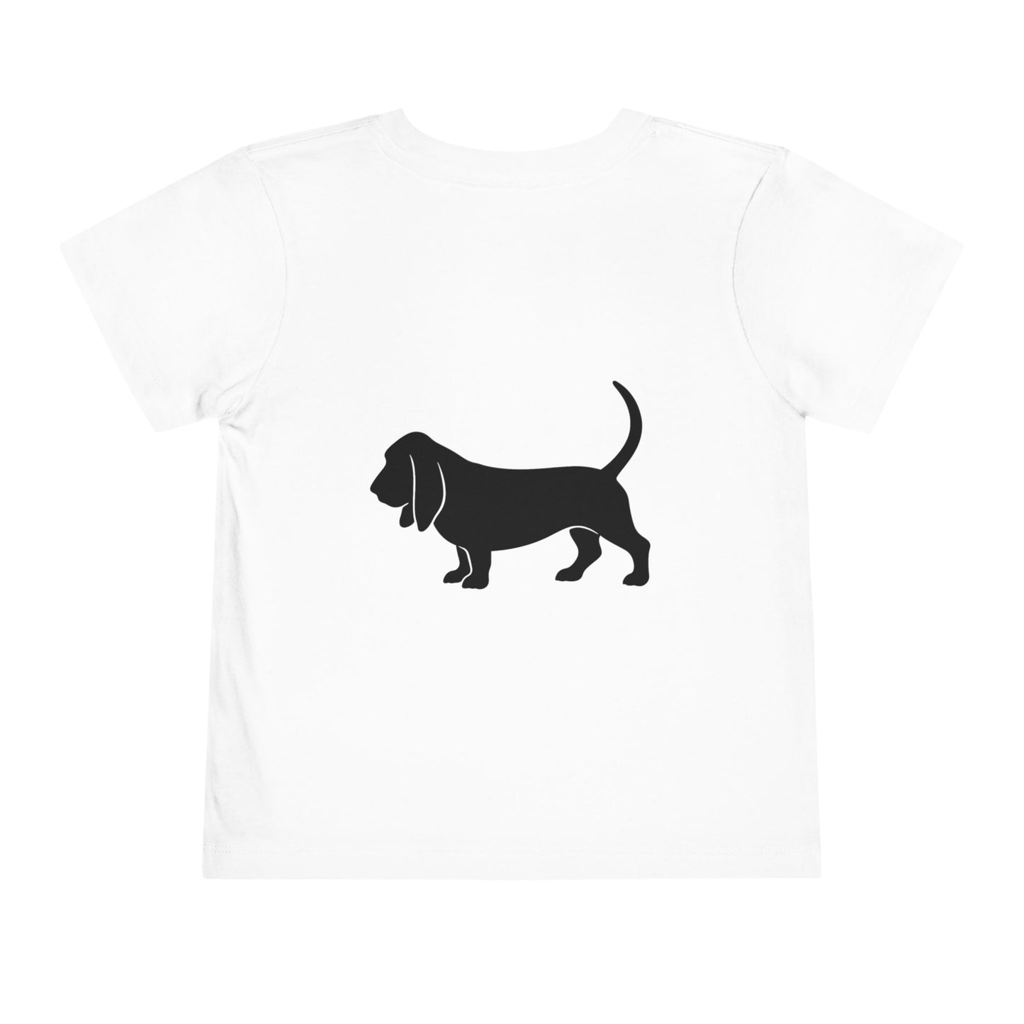 Basset Hound Toddler Unisex Short Sleeve Crewneck Tee