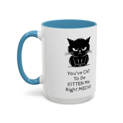 Kitten Me 2-Tone Coffee Mug
