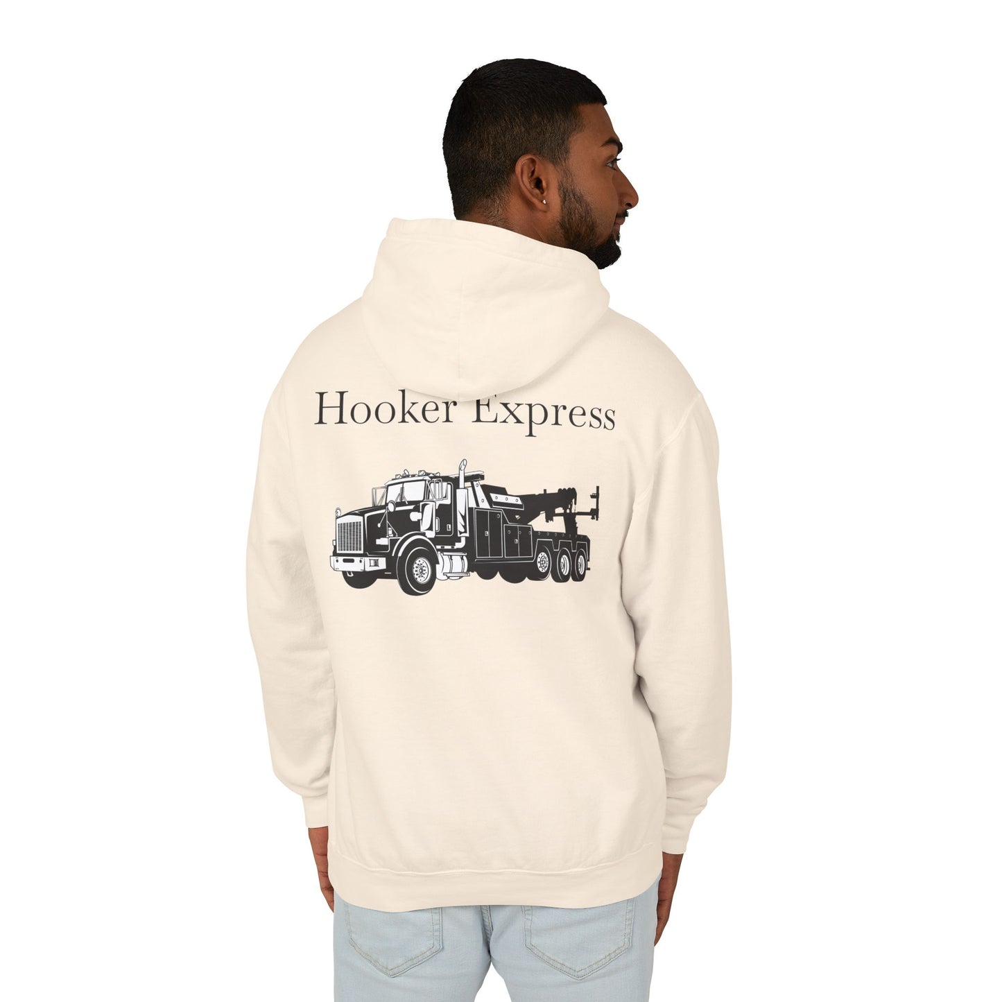H**ker Express Heavy Tow Truck Unisex Lightweight Hoodie