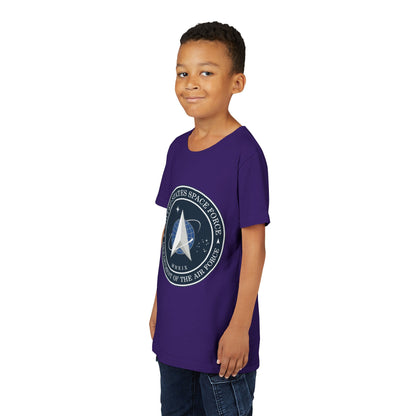 US Space Force Youth Unisex Short Sleeve Crewneck Tee