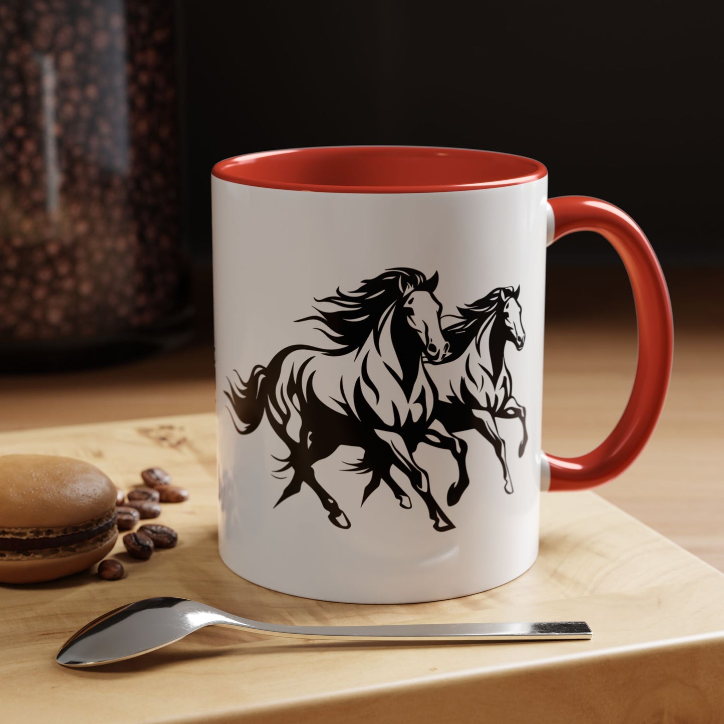 Horsin' Around 2-Tone Coffee Mug