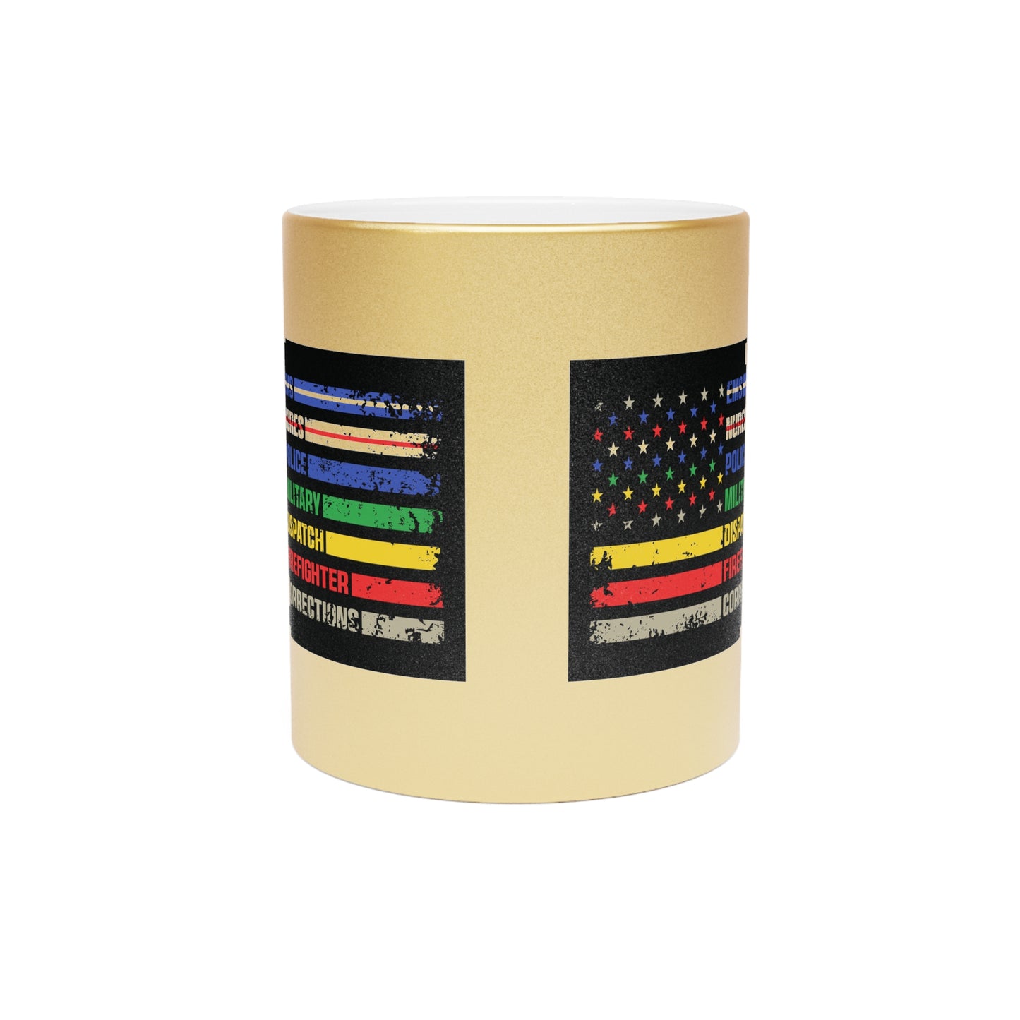 First Responder Metallic Coffee Mug
