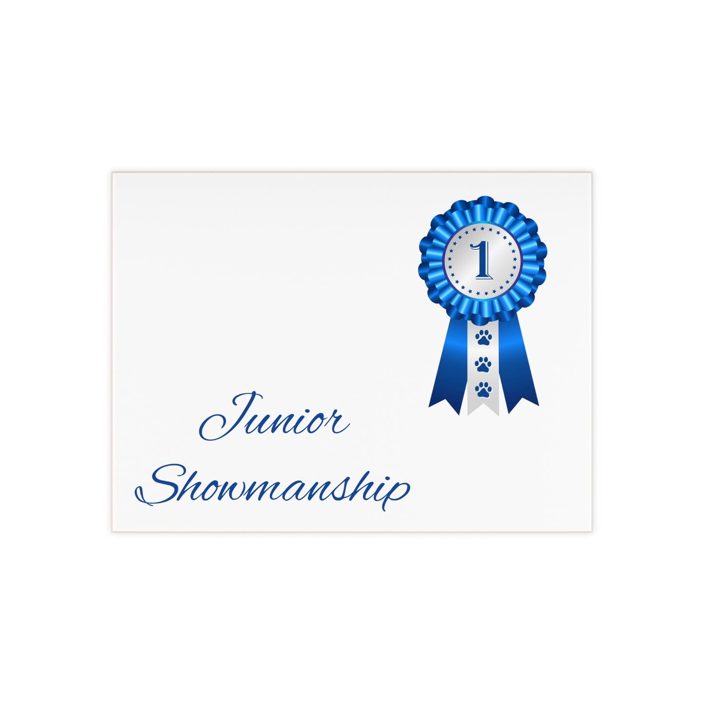 Junior Showmanship Ceramic Photo Tile
