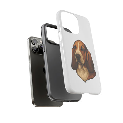 Basset Hound Head iPhone Case