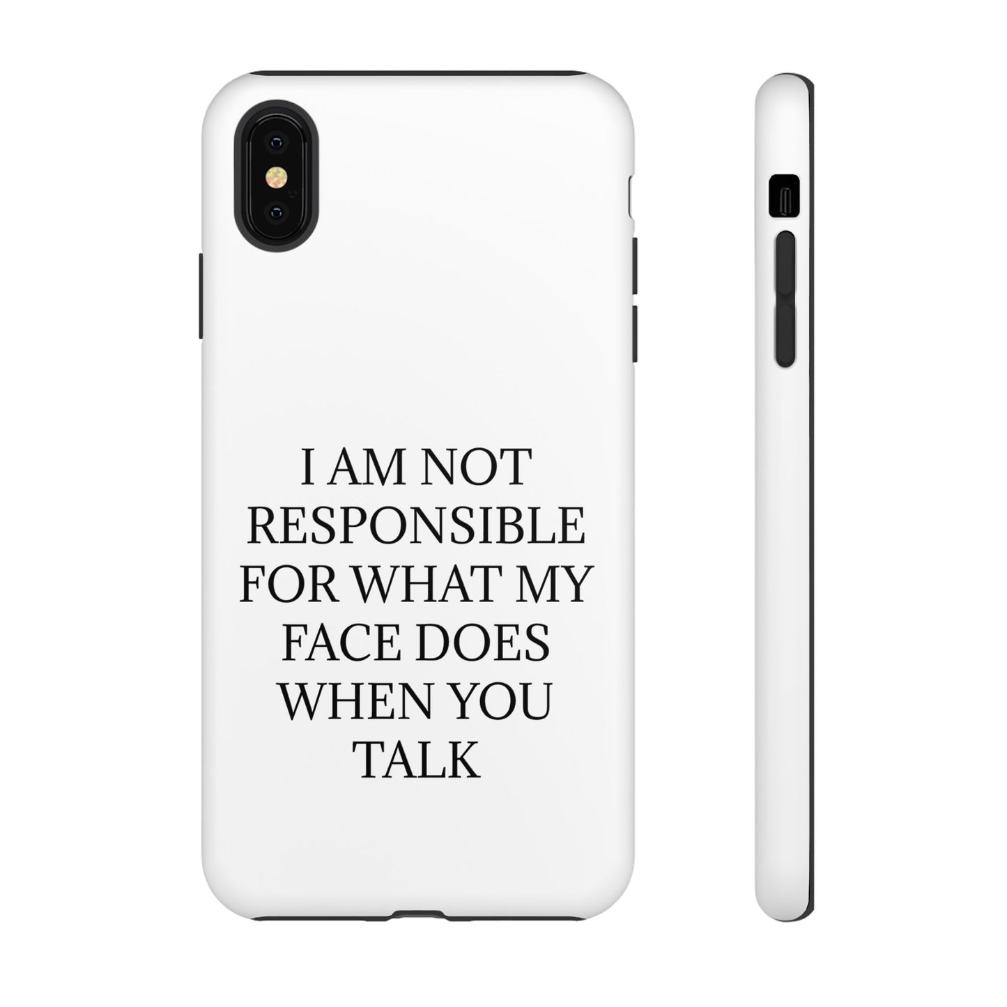 When You Talk iPhone Case