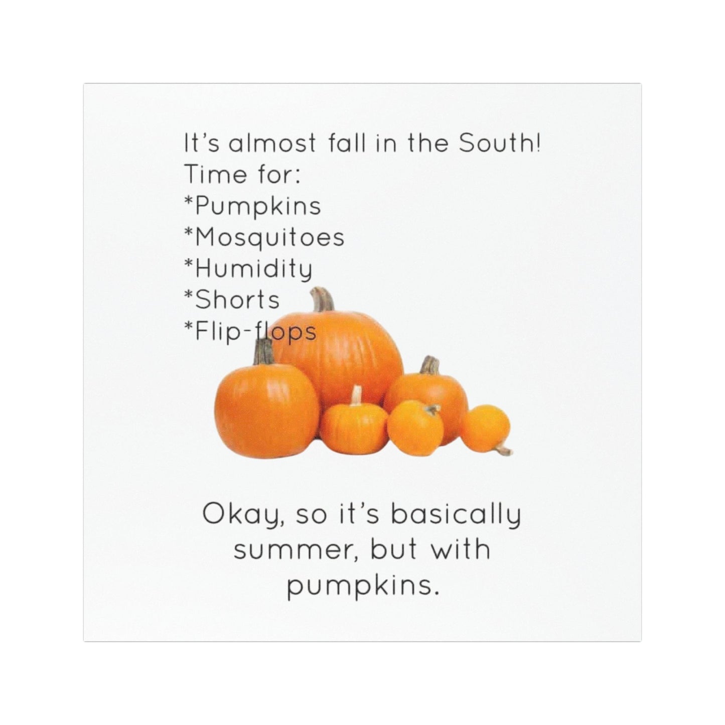 Fall In The South Indoor/Outdoor Magnet