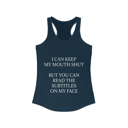 Subtitles Women's Racerback Tank