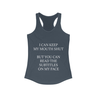 Subtitles Women's Racerback Tank