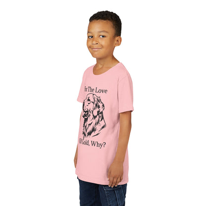 For The Love Of Gold Youth Unisex Short Sleeve Crewneck Tee