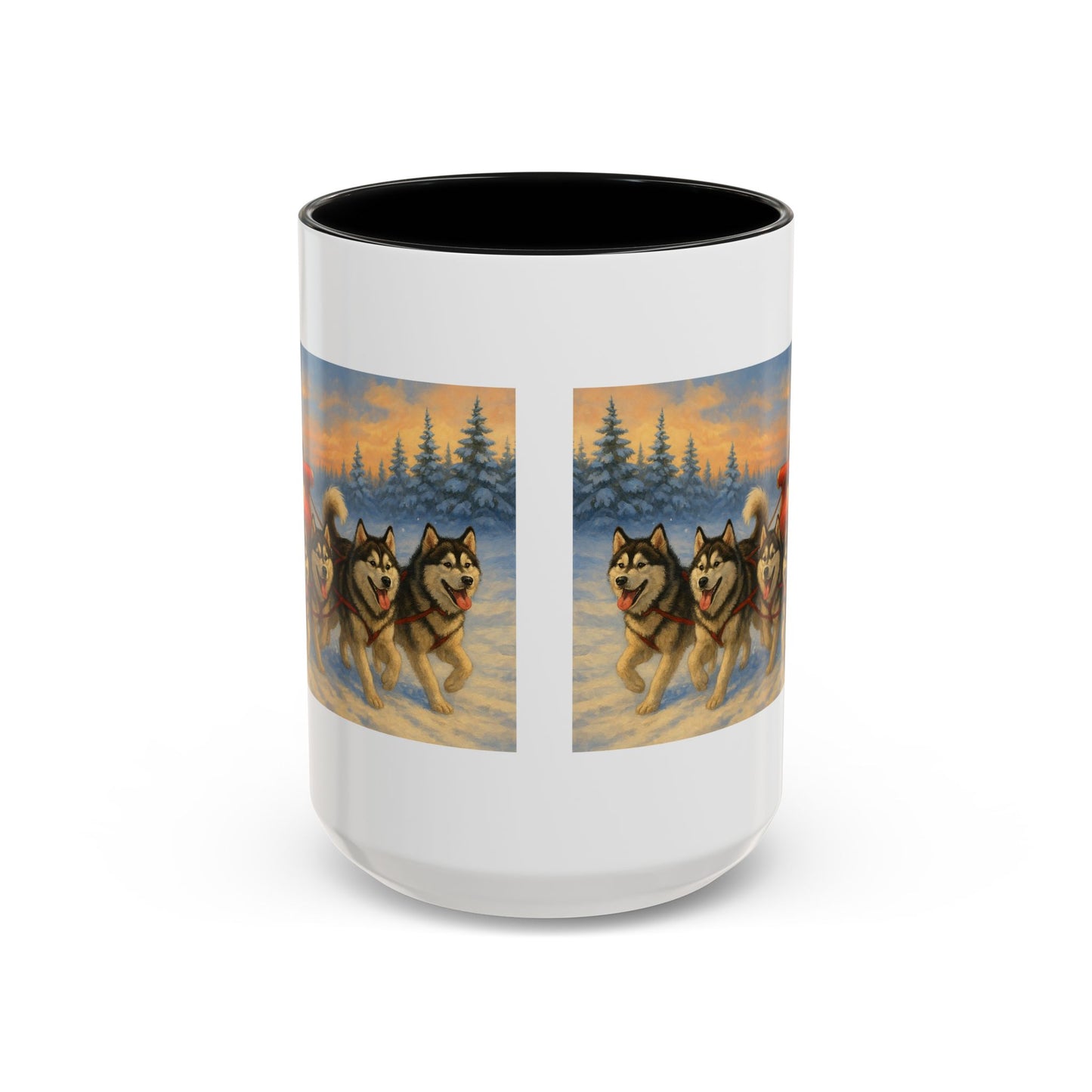 Dashing Through The Snow 2-Tone Coffee Mug