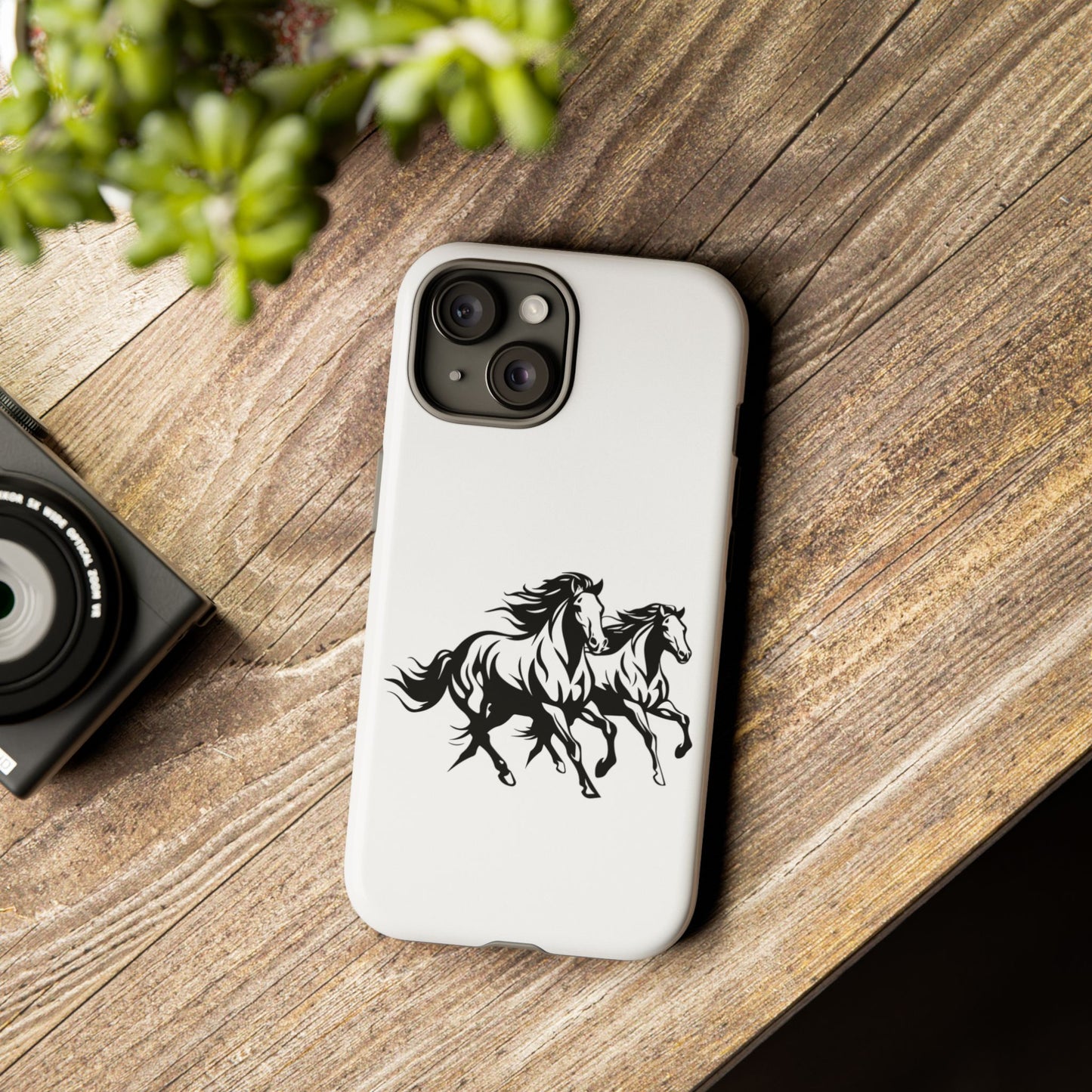 Horsin' Around iPhone Case