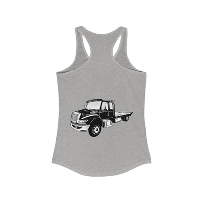 Flatbed Tow Truck Women's Racerback Tank