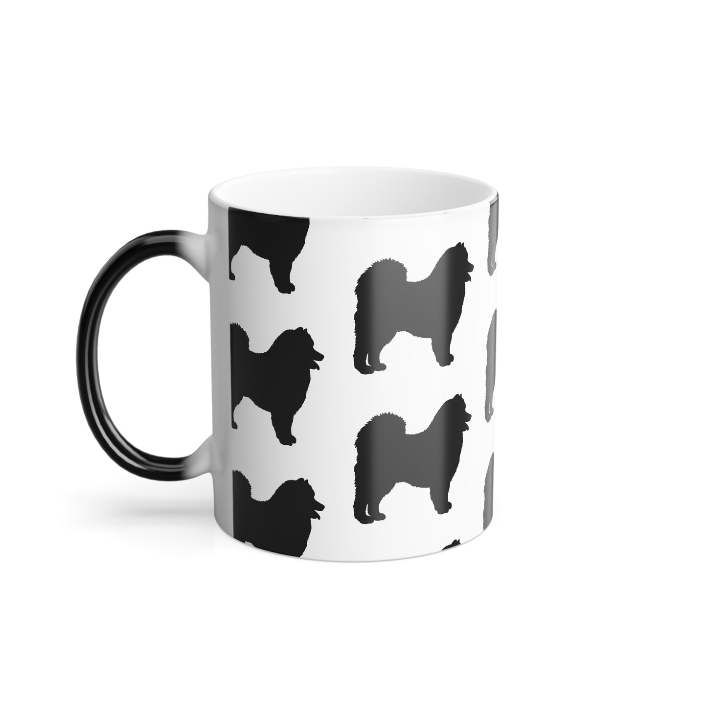 Samoyed Silhouette Color Changing Mug