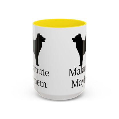 Malamute Mayhem 2-Tone Coffee Mug