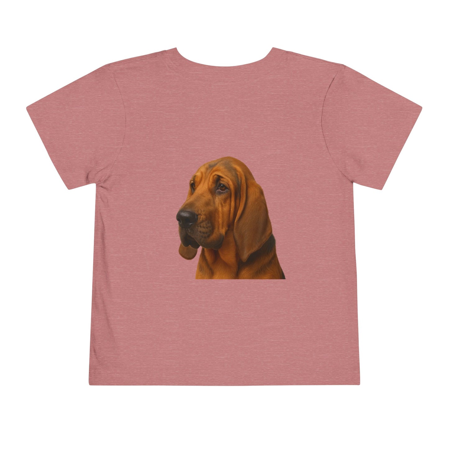 Bloodhound Head Toddler Unisex Short Sleeve Crewneck Tee