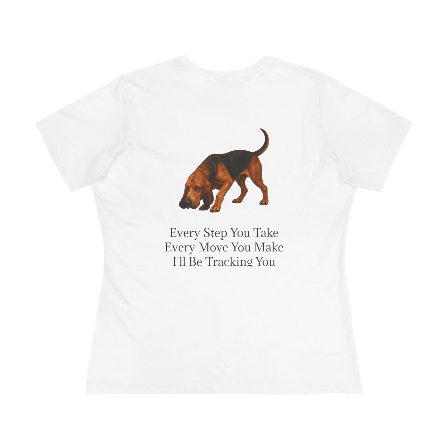 Tracking You Women's Short Sleeve Crewneck Tee