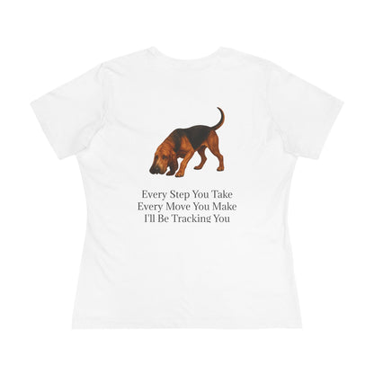 Tracking You Women's Short Sleeve Crewneck Tee