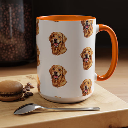 Golden Head 2-Tone Coffee Mug