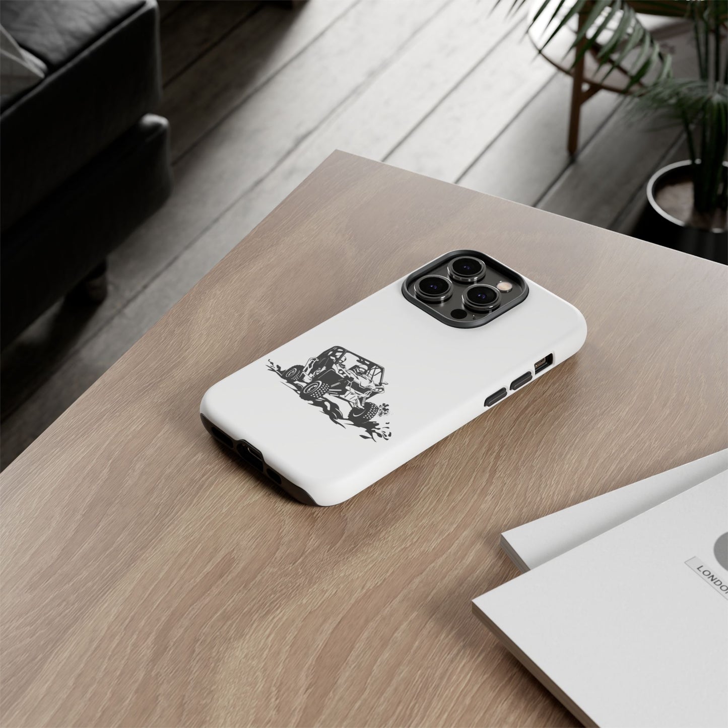 Slingin' Mud Side By Side iPhone Case