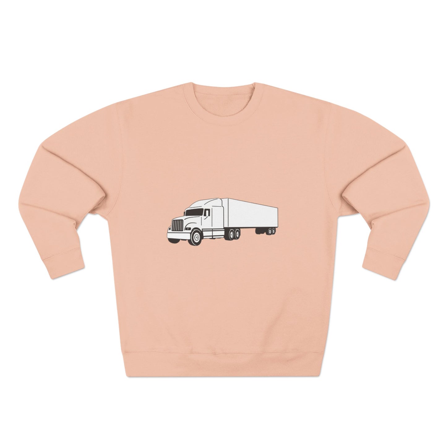 Semi Truck Unisex Crewneck Sweatshirt