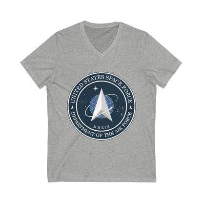 US Space Force Unisex Short Sleeve V-Neck Tee