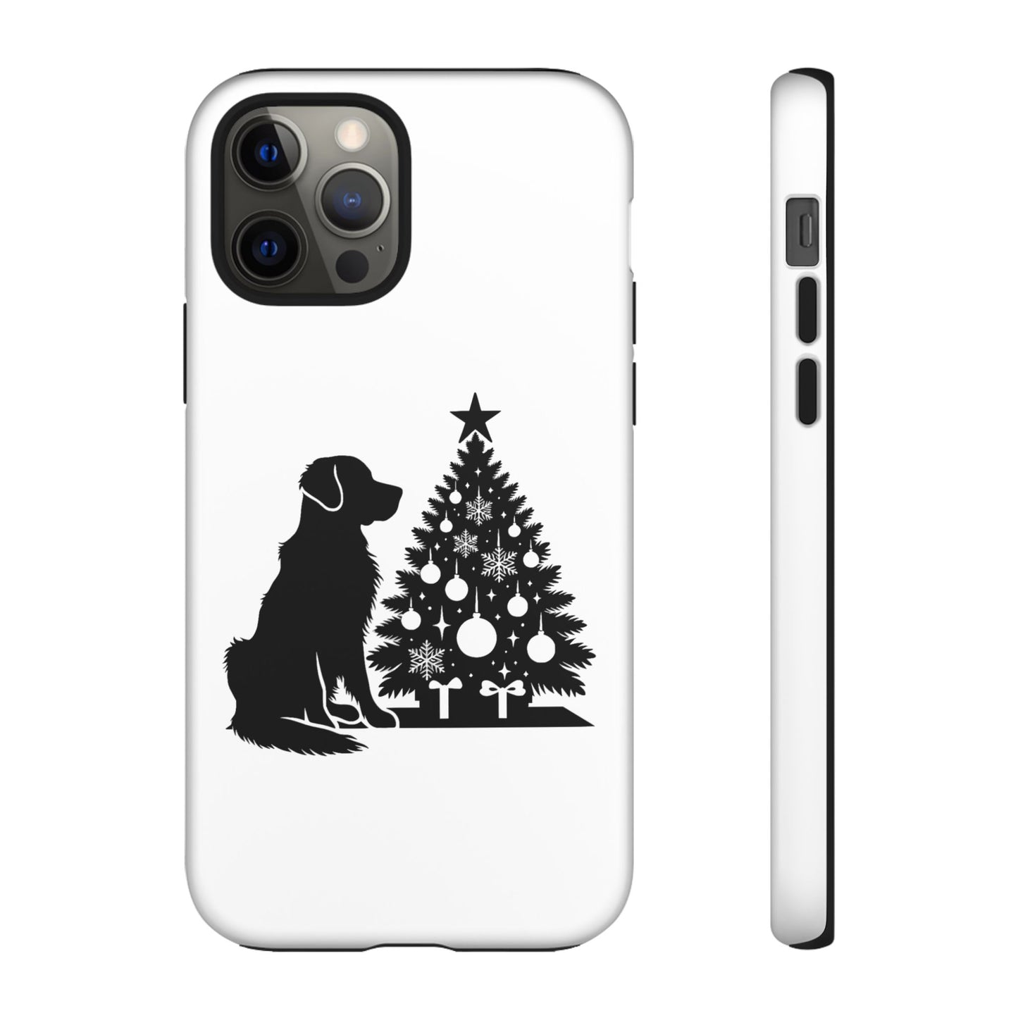 Golden Christmas Tree iPhone Case